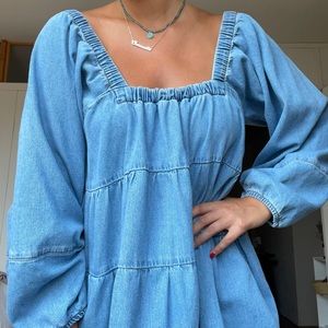 Free people denim dress